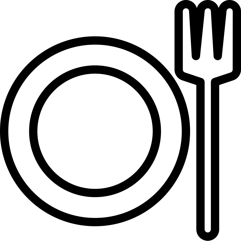 Plates And Forks Comments - Circle (980x981)