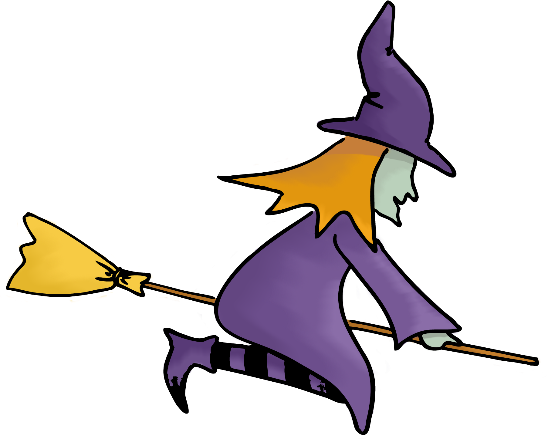 Witch Clip Art - Clip Art (1907x1464)