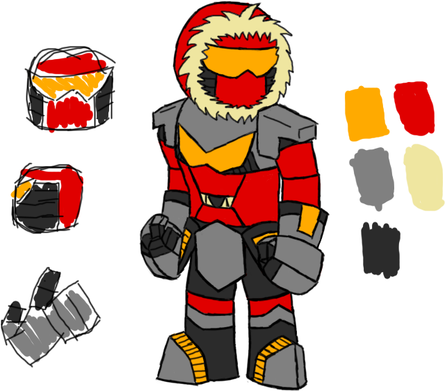 General Umbra Reference By Roboguineapigultra - Digital Art (700x600)