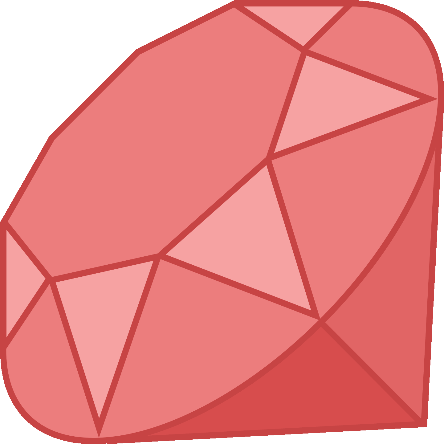 Język Programowania Ruby Icon - Programming Language (1600x1600)