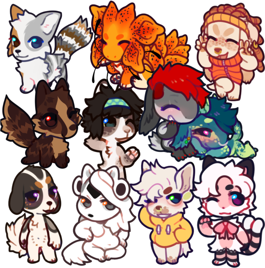 A Buncha Furries By Goatr - Furry Fandom (894x894)