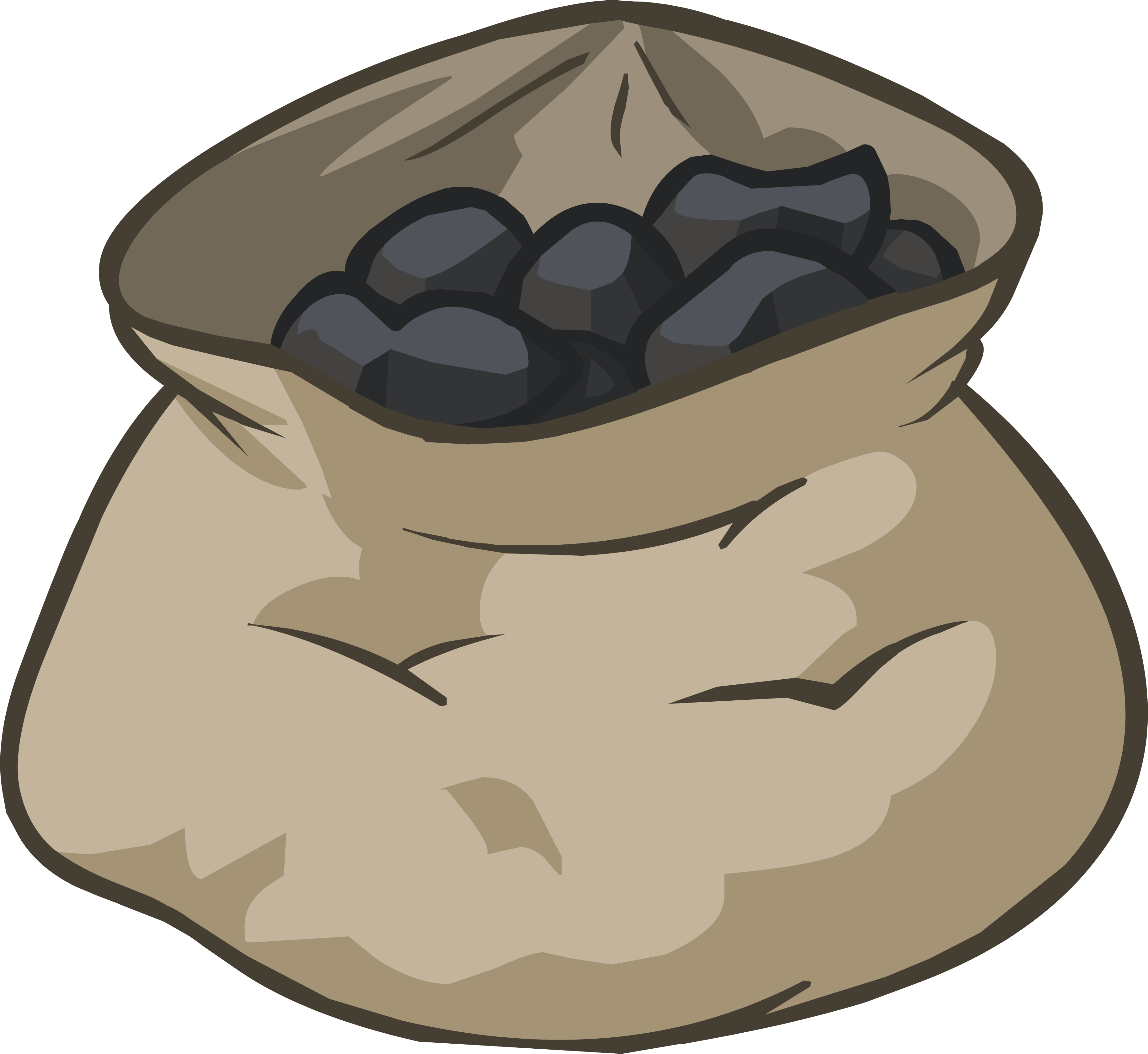 Bag Of Coal Clipart 2 By Angela - Bag Of Coal Clipart 2 By Angela (3659x3359)