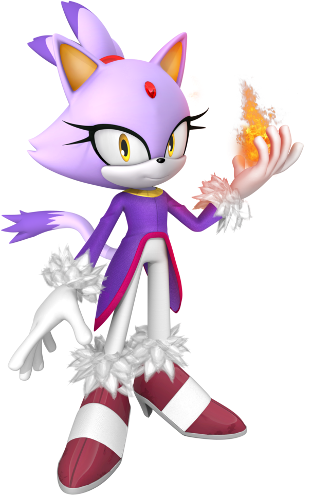 Blaze The Cat - Blaze The Cat Png (1024x1024)