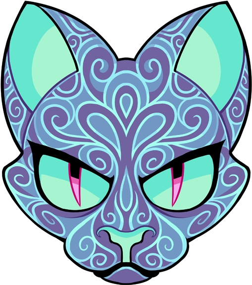 Cat Face Design I Finished Today Stickers And More - Cat (650x626)