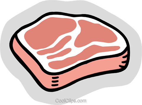 Food And Dining, Steak Royalty Free Vector Clip Art - Meat (640x480)