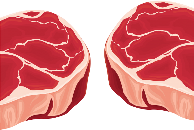 Beef Clipart Realistic - 牛肉 卡通 (640x480)