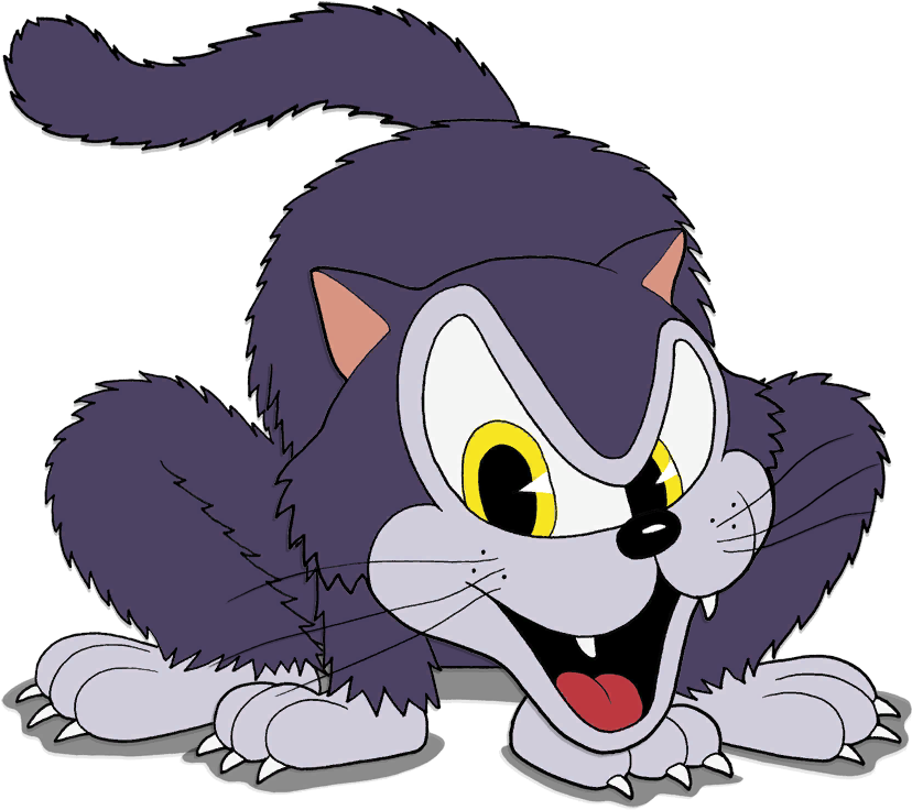 Cat Meow - Cat Meow Cuphead (851x752)