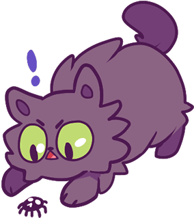 Echo The Cat Stickers Messages Sticker-0 - Echo The Cat Sticker (408x408)