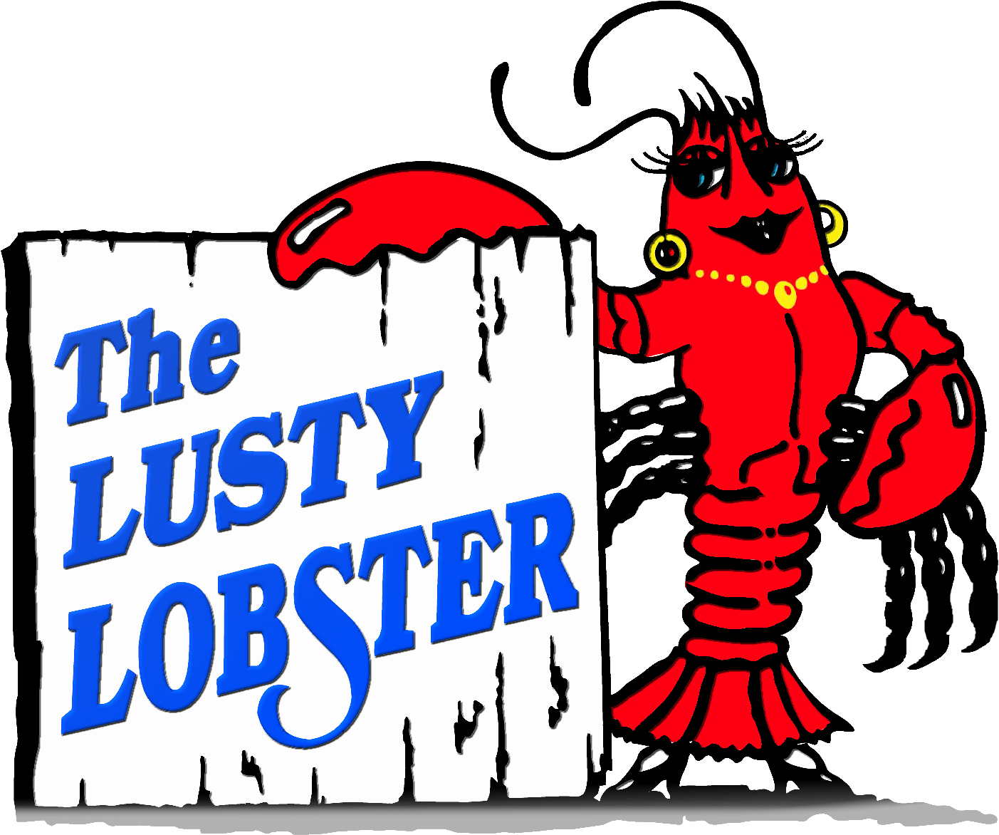 Lobster Clipart Steak Lobster - Lusty Lobster (1404x1280)