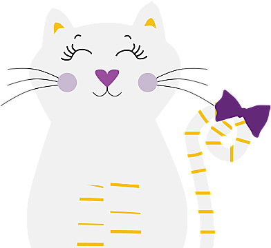 Kitty Kudo World Socks - Cat Yawns (400x400)