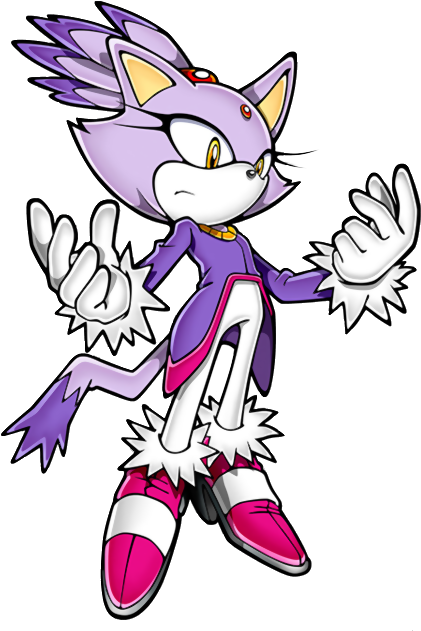 Gallery » Official Art » Blaze The Cat » Sonic Rush - Sonic Rush Blaze The Cat (450x650)