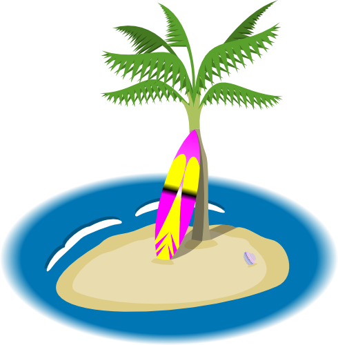 Surf Island Cutie Mark By Kinnichi - Surf Island Cutie Mark By Kinnichi (490x500)