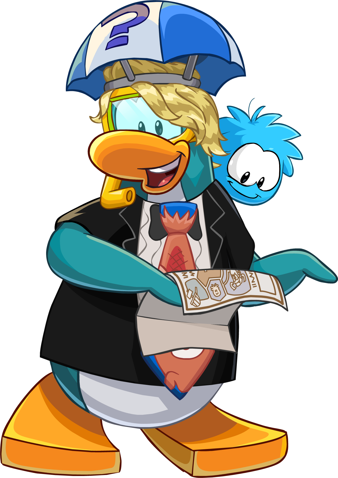 Tourdude - Tour Dude Club Penguin (1356x1914)