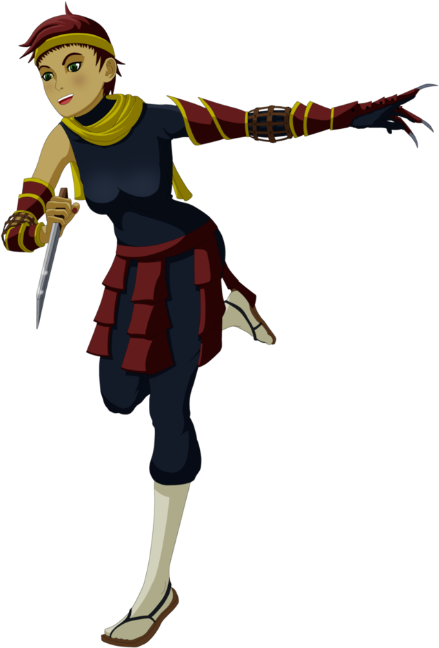 Annji Janin Runaway Ninja By Nasby321 - Cartoon (823x970)