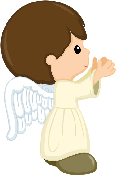 Clipart First Communion - Boy Angel Clip Art (382x576)