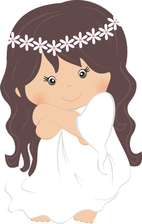 Angel Isabella - Minus - Banderin De Primera Comunion (286x452)