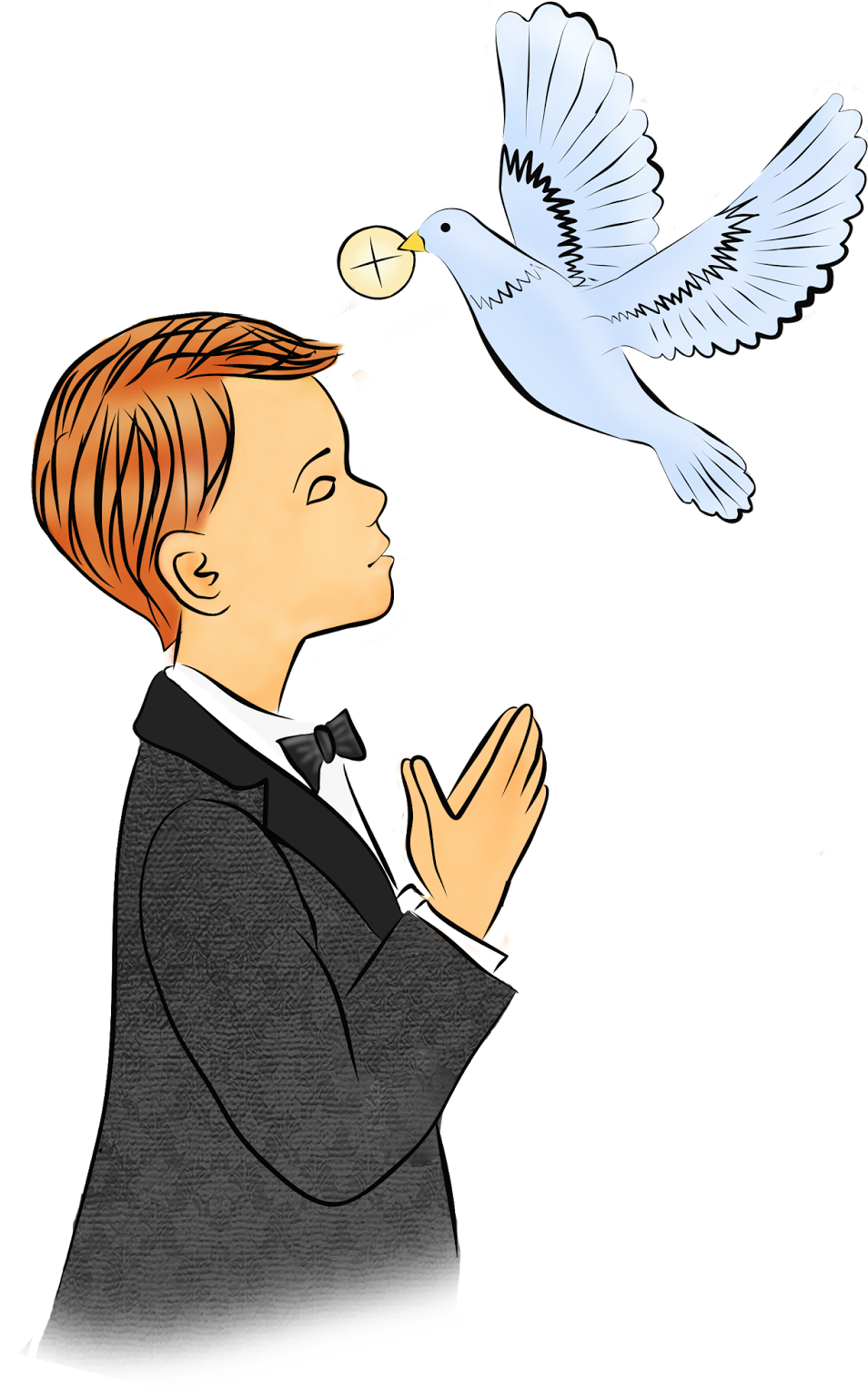 Pierwsza Komunia Święta - Holy Communion Boy Clipart (1030x1600)