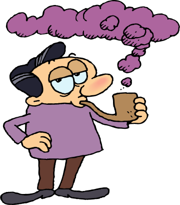 Download Zip - Transparent Smoker Clipart (360x409)
