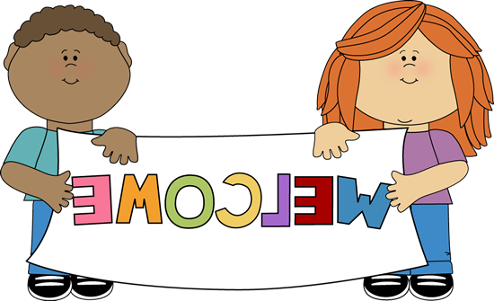 Kids Holding A Welcome Sign - Child (550x335)