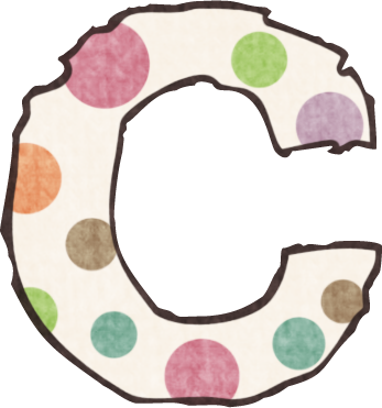 Alphabet Soup, Imaginary Friends, Clip Art, Polka Dots, - Circle (347x371)