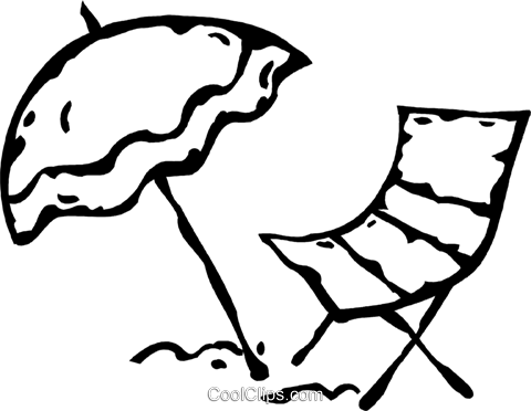 Beach Gear Royalty Free Vector Clip Art Illustration - Beach Beach Tile Coaster (480x372)