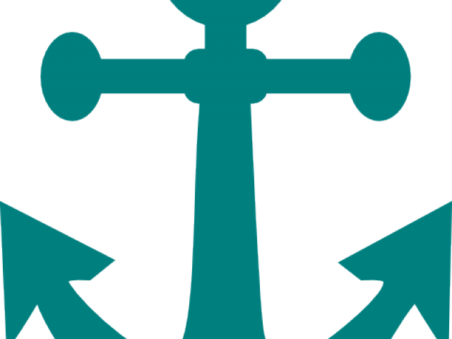 Teal Clipart Anchor - Nautical Photo Booth Props Free Printables (640x480)