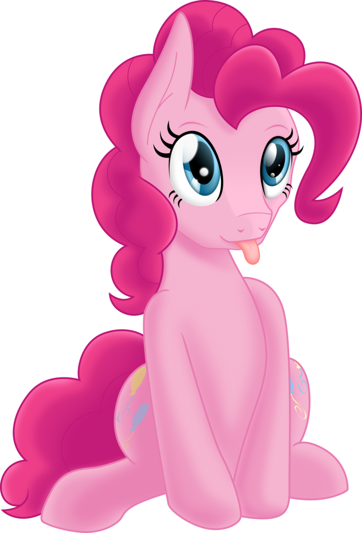 Pretty Pink Party Pony Posture Practice By Theshadowstone - Cartoon (737x1085)