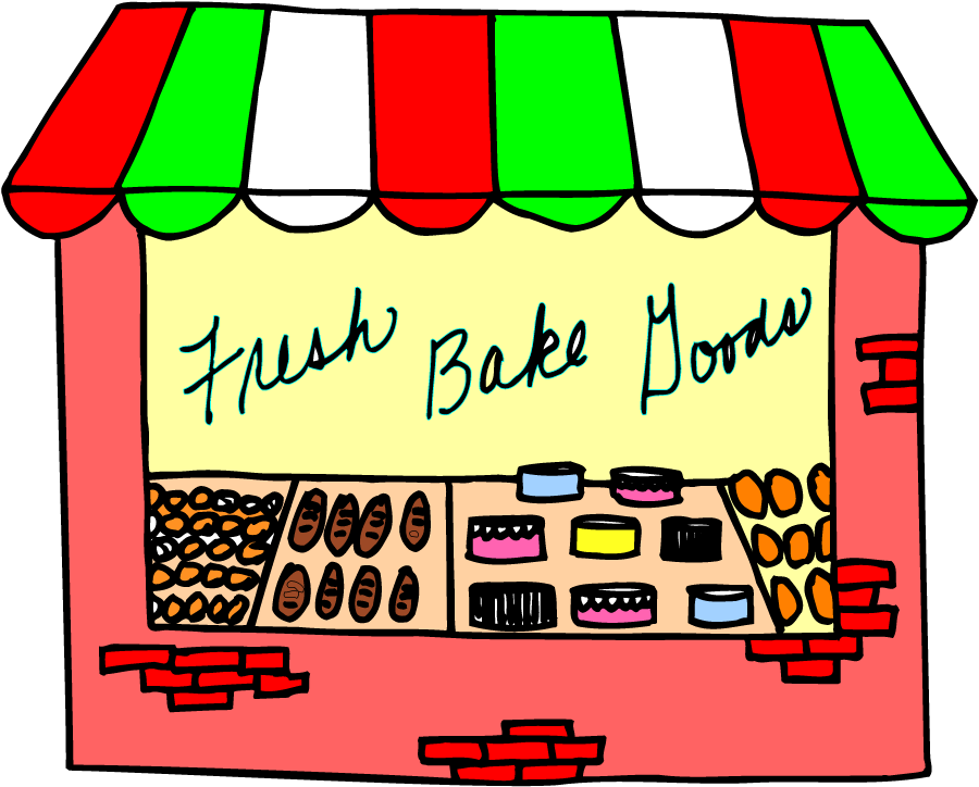 Bakery Store Front - Grocery Store Clip Art Transparent (900x724)