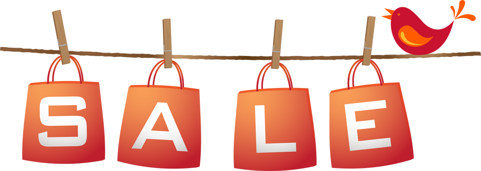 Tag Sale Clipart - Girls Clothing Sale Sign (975x348)