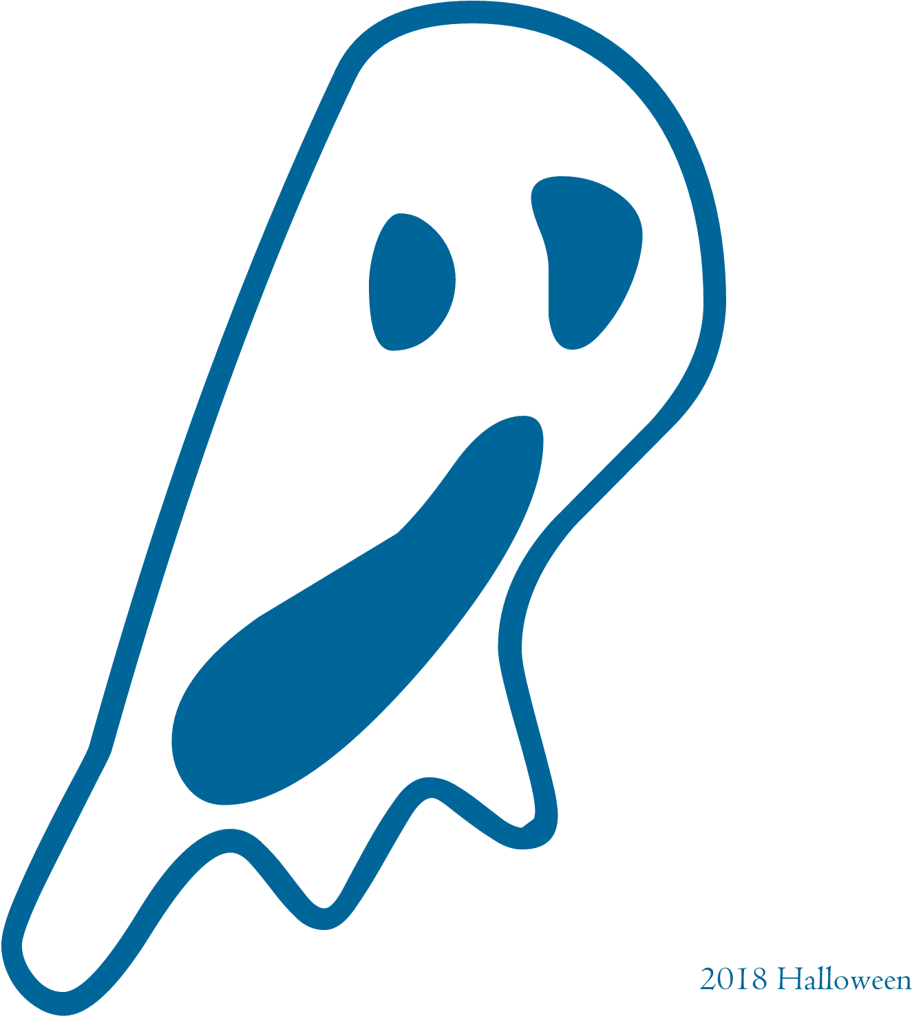 Halloween 2018 Clipart Groovy Ghosties D - Clip Art (1500x1500)