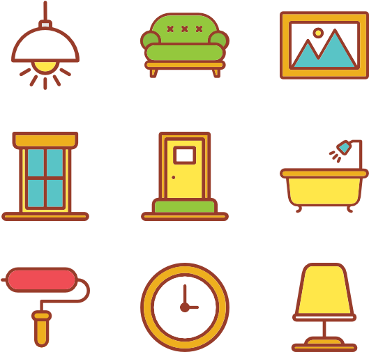 Home Living 16 Icons - Majestic Mirror Contemporary Round Wood Framed Smoked (600x564)