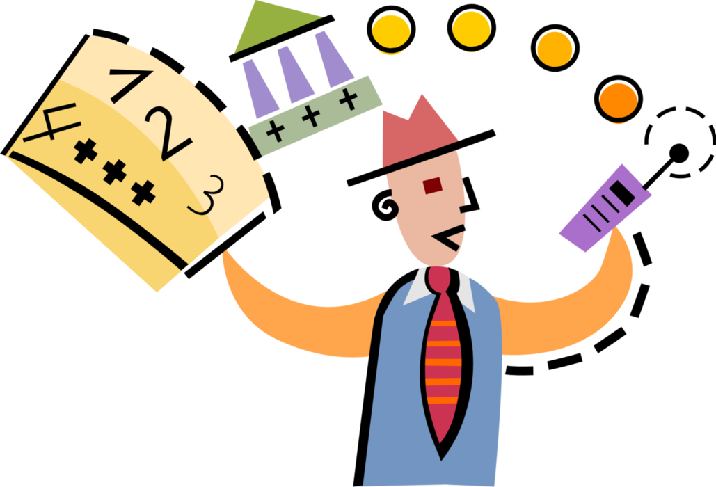 Vector Illustration Of Businessman Checks Personal - Vector Illustration Of Businessman Checks Personal (1029x700)