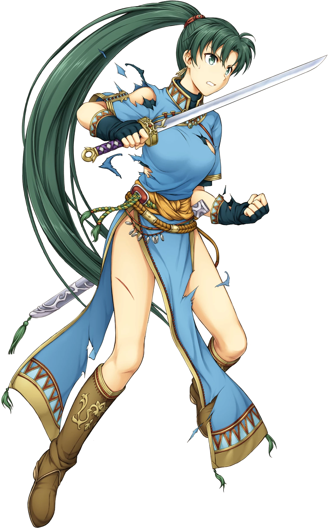 Lyn Damaged - Fire Emblem Heroes Lyn (1684x1920)