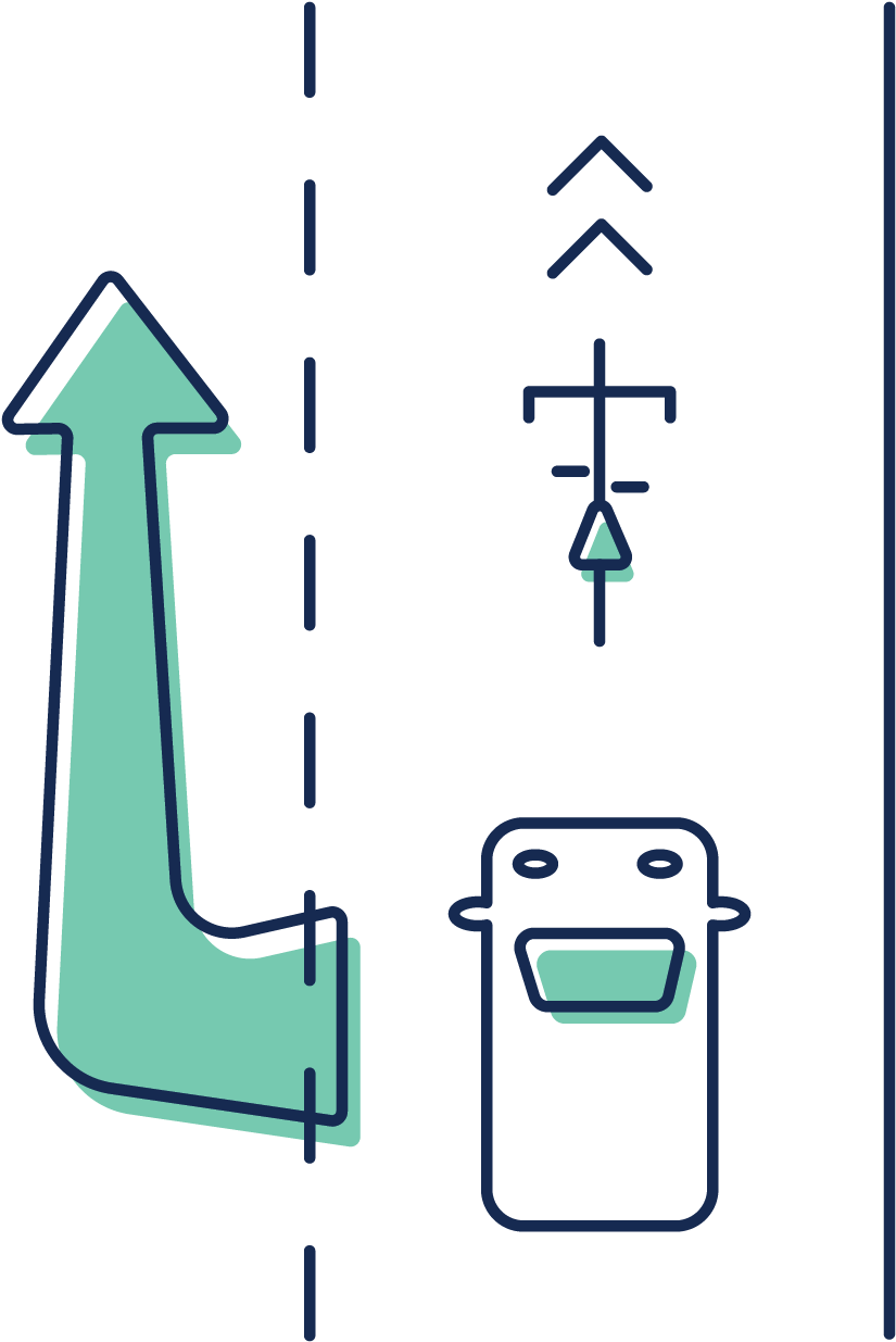 When Riding A Bike On A Street With Shared Lane Markings, - Diagram (1400x1400)