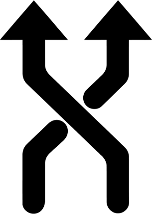 Lanechange - Lane Change Icon (305x430)