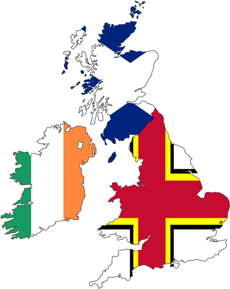 The Former United Kingdom In 2022 By Poklane - Regional Accents In Uk (790x1011)