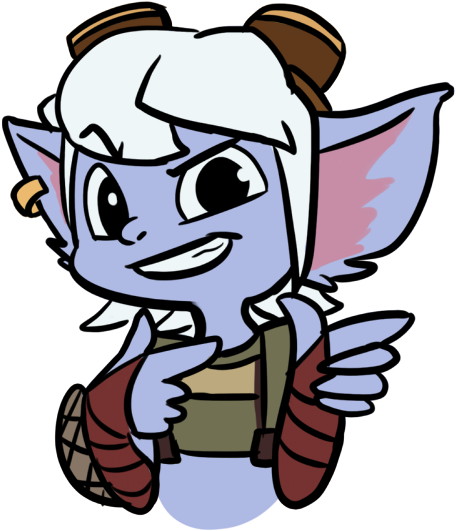 Seeing Allot Of Hate For The New Tristana Design And - Cartoon (500x547)