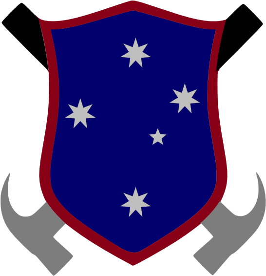 Rk Shield Clip Art At Clker - Australian And British Flag (600x600)