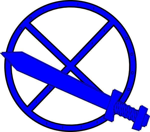 Original Png Clip Art File Sword And Shield2 Svg Images - Logo Exo (600x529)