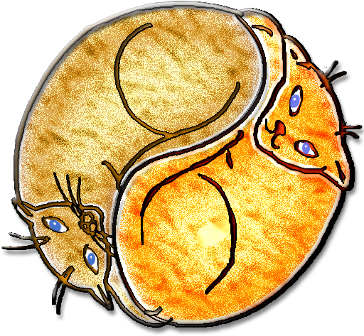 Ernie's Cats - Cartoon (512x512)