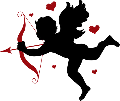 Puesto Que La Biblia Declara Que Dios Es Amor , ¿aprueba - Cupidos Y Corazones (399x334)