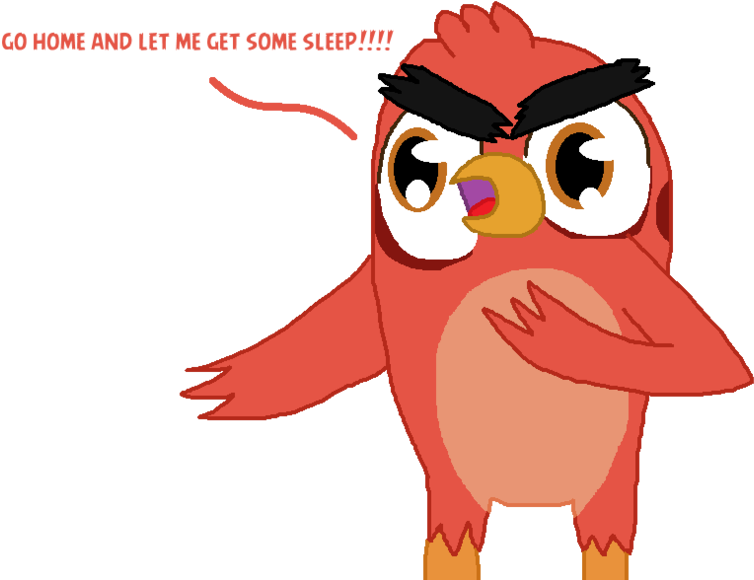 Go Home Let Red Get Some Sleep By Mixelfangirl100 - Cartoon (1024x708)