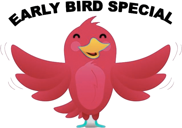 Early Bird Discount - Twitter Bird (800x533)