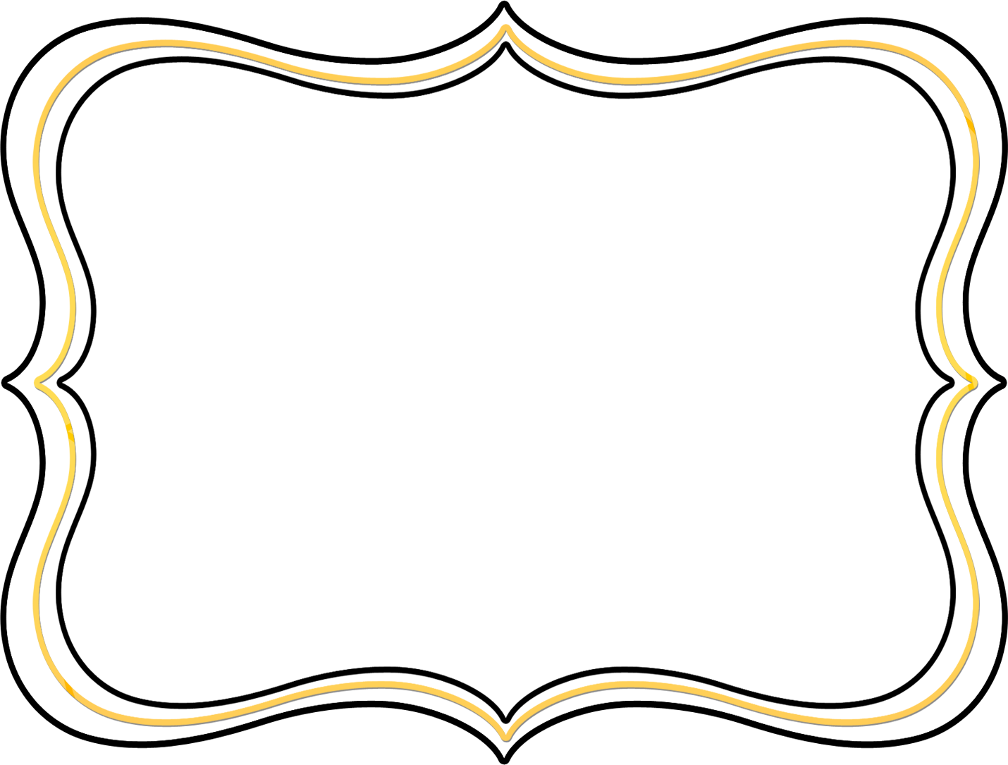 Pink Scroll Frame Clip Art Clipart Panda Free Clipart - Clip Art Frame Border (1430x1085)