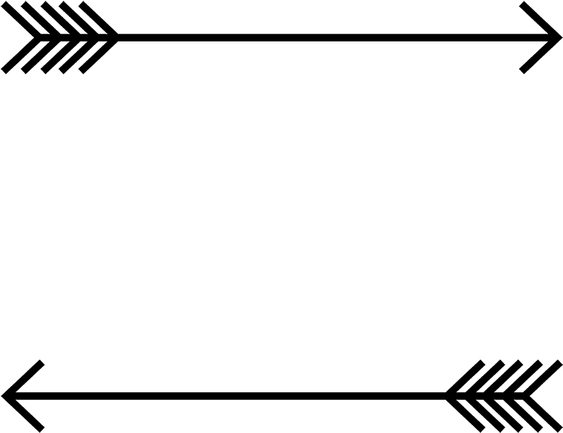 Arrow Border Rubber Stamp - Welcome To Fourth Grade (800x800)