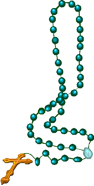 Holy Rosary Clipart - Png Rosary (303x600)