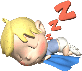 3d Aslep Baby - Girl Sleeping Animated Gif (350x350)
