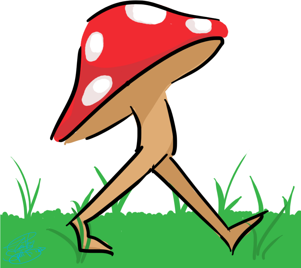 Ramblin' Evil Mushroom Gif By Spellbird On Deviantart - Gif Of A Mushroom (1024x1024)