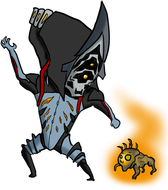 Chibi Nekros By Marshallvex - Warframe Chibis (600x800)