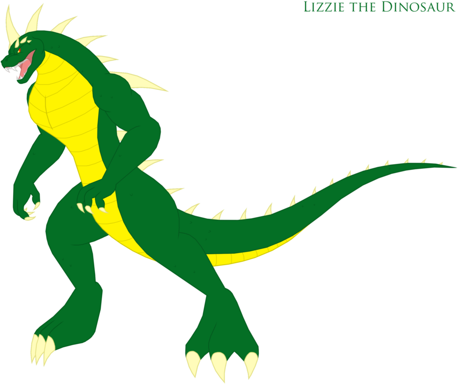 Lizzie The Dinosaur By Pyrus-leonidas - Deviantart Rampage George And Ralph And Lizzie (992x805)